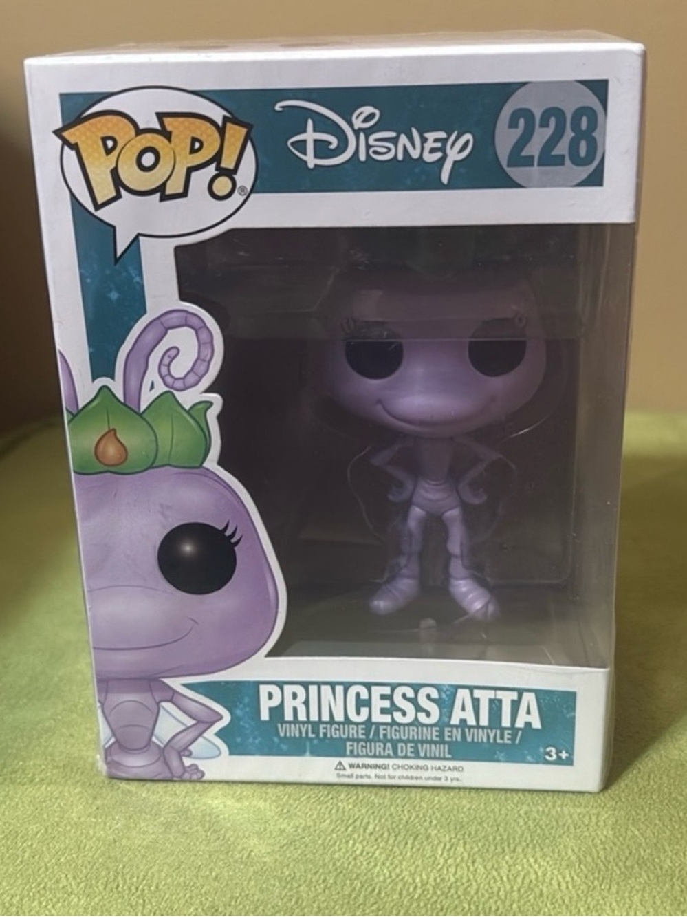Funko Disney A Bug’s Life Princess Atta Purple Vinyl Figure - Picture 3 of 8